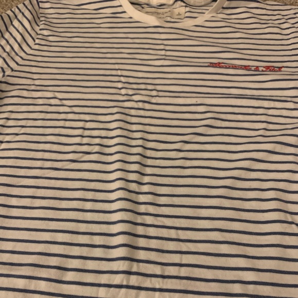 Mens A&F Striped Tee - Picture 3 of 5